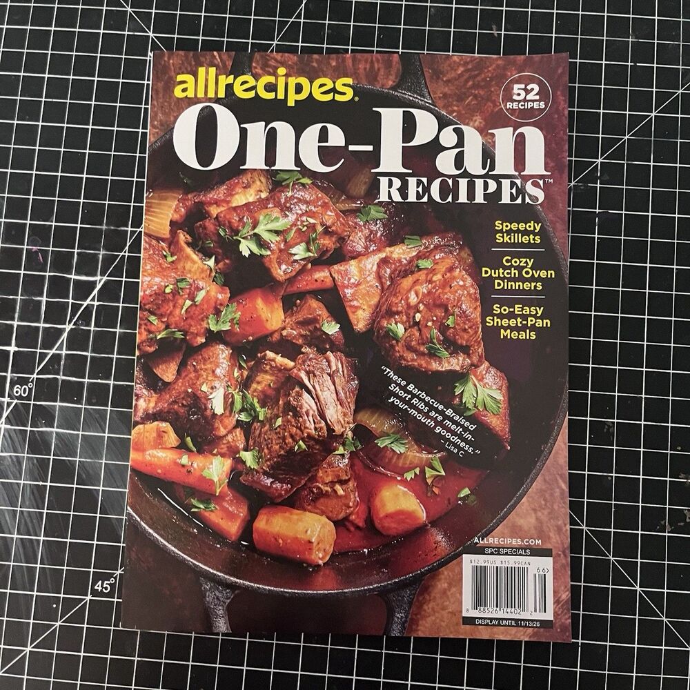 One-Pan Recipes by Allrecipes - Sept. 2026 Issue - 52 Recipes -Dutch Ovens -Pans